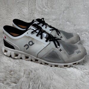 On Cloud X3 Running Gym Casual Shoes Men's Size US 13 Ivory Black White